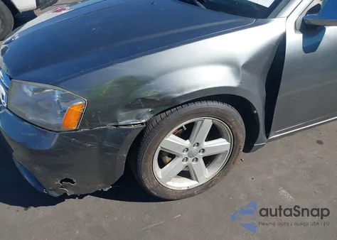 2013 Dodge Avenger Se from USA, damaged, VIN 1C3CDZAB3DN664781